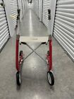 New Open Byacre Rollator Carbon Ultralight Walker Regular Track Strawberry Red