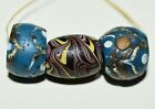 Antique Mixed Venetian Lampwork Semi Feathered Italian Beads  African Trade