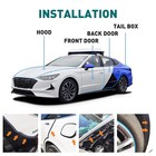 Universal U Shape Car Door Edge Trim Protector Edge Trim Seal Strip Edge Guard