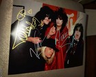 Motley Crue Signed 11x14 Rare 80s Photo Halloween Tommy Lee Nikki Mars Neil   