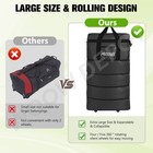 34 40  Expandable Rolling Duffle Bag 4 5-layer Foldable Spinner Suitcase Luggage