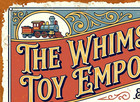 Vintage Advertising Sign Print Toy Store Retro 1940s  5  X 7  Accent Print