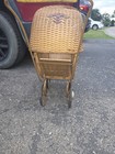 Vintage Wicker Doll  Carriage Buggy 1920 Collectors Item