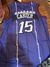 Mitchell   Ness Vince Carter  15 Toronto Raptors Nba Jersey Purple Men   s Xl