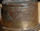 R c  Kruschke Duluth Minnesota Brass Carbide Miners Lantern Circa 1902