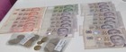 Bundle Of Singapore Dollar Banknotes S 88 In Total-free Mixedcoins S 15 Worth 