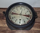 Chelsea Boston 8 Day Ship s Radio Room Clock Mechanical Maritime Parts Repair
