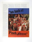 Print Ad An Inch Of Pinch Please Whiskey Scotch Haig   Haig Celebration 1960s