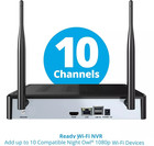 Night Owl 10 Channel 1080p Wi-fi Nvr 1tb Drive Wnvr-wnip2-v2