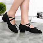 New Ballroom Tango Latin Low Heels Dancing Shoes Women Girls Dance Shoe Size