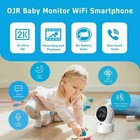 2k Hd Video Baby Monitor With Camera   Audio Wifi Night Vision Motion Detection