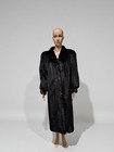 Ladies Beautiful Vintage Full Length Ranch Mink Coat Medium