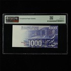 Finland 1000 1 000 Markkaa 1986 nd 1991  Pick-121 Pmg 35 Vf- Epq S n 8015018287