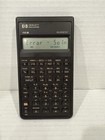 Vintage Hewlett Packard Hp 10b Business Calculator W soft Leather Slip Case 1987