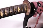 Antique Japanese Wakizashi Mounting With Ornate Tsuba And Tsuka
