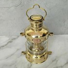 Brass   Copper Anchor Boat Light Oil Lamp Nautical Working Maritime Ship Lantern