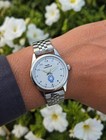 Vintage Hmt Gandaberunda Hand Winding Men Steel Transparent Back 17 Jewels Wrist
