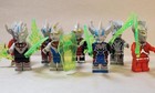 Set Of 8 Custom Lego Ultraman Alien Warrior Knight Minifigures W  Energy Weapons