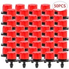 50 100 Garden Hose Irrigation Sprinklers Micro Drippers Emitter Drip Head Adjust