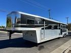 2017 Lakota Bighorn 8417  Living Quarters  slide  4 Horse Trailer