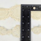 Vintage Ivory Floral Lace Trim 32ft X 15in And 24ft X 6in Vintage Sewing Fabric