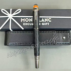 Montblanc Starwalker Extreme Black Textured Resin Fountain Pen Silver Tone Trim