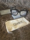 Onrtry Oversized Square Blue Light Glasses For Women Men Chunky Big Frame