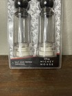 Disney Mickey Mouse Salt   Pepper Grinder Set     Black Acrylic     New In Package