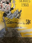 Bill Mazeroski Sign Pittsburgh Pirates 1960 World Series Program Cover Picture