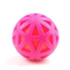 3 Pack Squeezz Ball Rubber Squeaker Erratic Bounce Squeaky Ball Dog Fetch Toy 