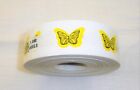 Butterfly Yellow Tanning Sticker Stickers Scrapbooking Crafts -100 Count 