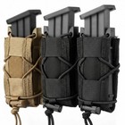 Tactical Molle Double Magazine Pouch Pistol Mag Pouch For 9mm  40 Cal Glock 1911