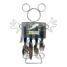Disney Parks 17 Piece Flatware Set Icon Mickey Mouse Silverware And Caddy