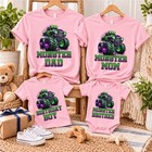 Custom Monster Truck Family Matching Birthday Party Shirt  Birthday Boy Monster