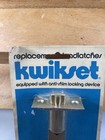 Vintage 1980 s Kwikset Replacement Deadlatch W Anti Shim Locking Device Brass