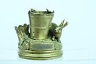 Antique Bronze Animalier Hare Signed Jules Moigniez Match Holder 19th Century
