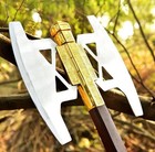 Handmade Gimli Axe Dwarven Cosplay Prop Lord Of The Rings W  Display Plaque Lotr