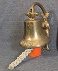 Rare Morells Metallgjuteri Mora Sweden Cast Bronze Ship Nautical Bell 7 1 4  Dia