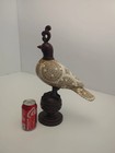 Quail Bird Statue Glass Mosaic Tiles Brown Cream Beige Large 17 5  Approx