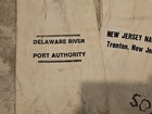 3 Vintage Canvas Bank Deposit Bags Coin Money Sacks Delaware River Nj Us Mint