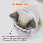 Cat Muzzle Breathable Prevent Fights Prevent Bites Safe Transparent Pvc Cat Face