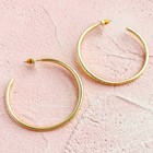 Authentic Kendra Scott Selena Vintage Gold Hoop Earrings