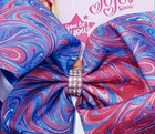 Girls Hair Bows Clip Jojo Siwa Bow Collection Tie Dye Pink Blue Girl Accessories