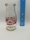 Vintage Half Pint Hemonds Maine Dairy Milk Bottle