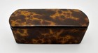 Antique 19th Century Papier M  ch   Snuff Box