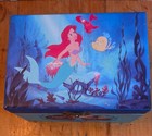 Vintage 1988 Walt Disney Parks The Little Mermaid Ariel Musical Box Spins Works