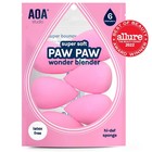 Aoa Studio Collection Makeup Sponge Set Latex Free And High-definition Set Of 6