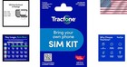 Tracfone Prepaid Sim Kit With Seamless Activation - Universal Compatibility