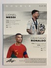 Ronaldo   Messi 2024 Leaf  special Release  Legends Double  ele-05 Soccer Card