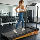 3 0hp Folding Treadmill Electric Running Fitness Jogging Machine With Handle Bar
